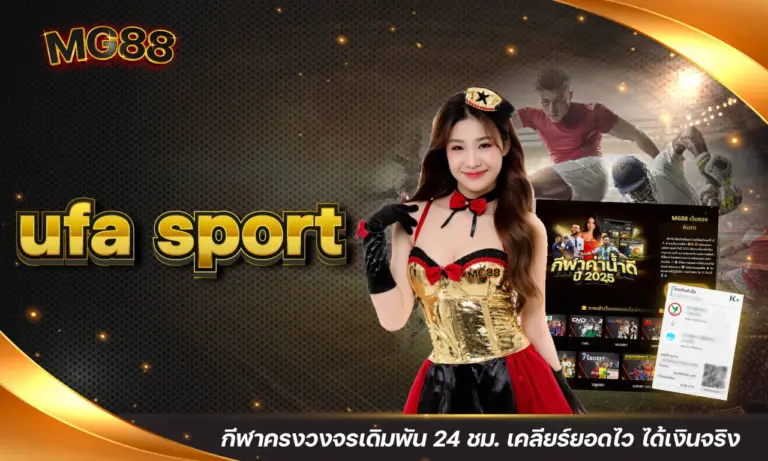 ufa sport กีฬาครบวงจรเดิมพัน 24 ชม. เคลียร์ยอดไว ได้เงินจริง