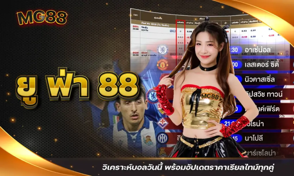 ยู ฟ่า 88 วิเคราะห์บอลวันนี้ พร้อมอัปเดตราคาเรียลไทม์ทุกคู่