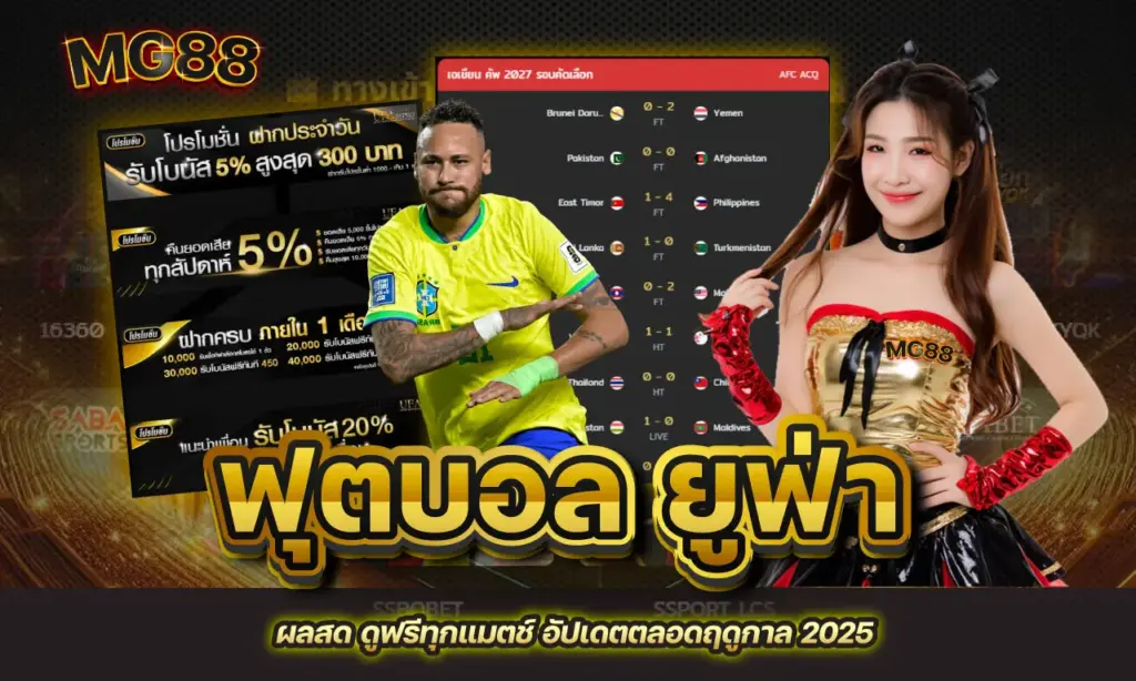 ฟุตบอล ยูฟ่า ผลสด ดูฟรีทุกแมตช์ อัปเดตตลอดฤดูกาล 2025