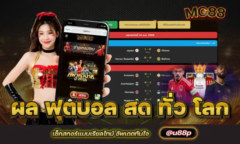 ผล ฟุตบอล สด ทั่ว โลก เช็กสกอร์แบบเรียลไทม์ อัพเดตทันใจ